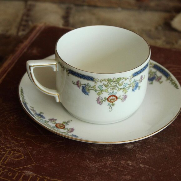 Vintage 1920s 1930s Tea Saucer, Hutschenreuther Selb China Plate, Bavaria - Picture 2 of 10